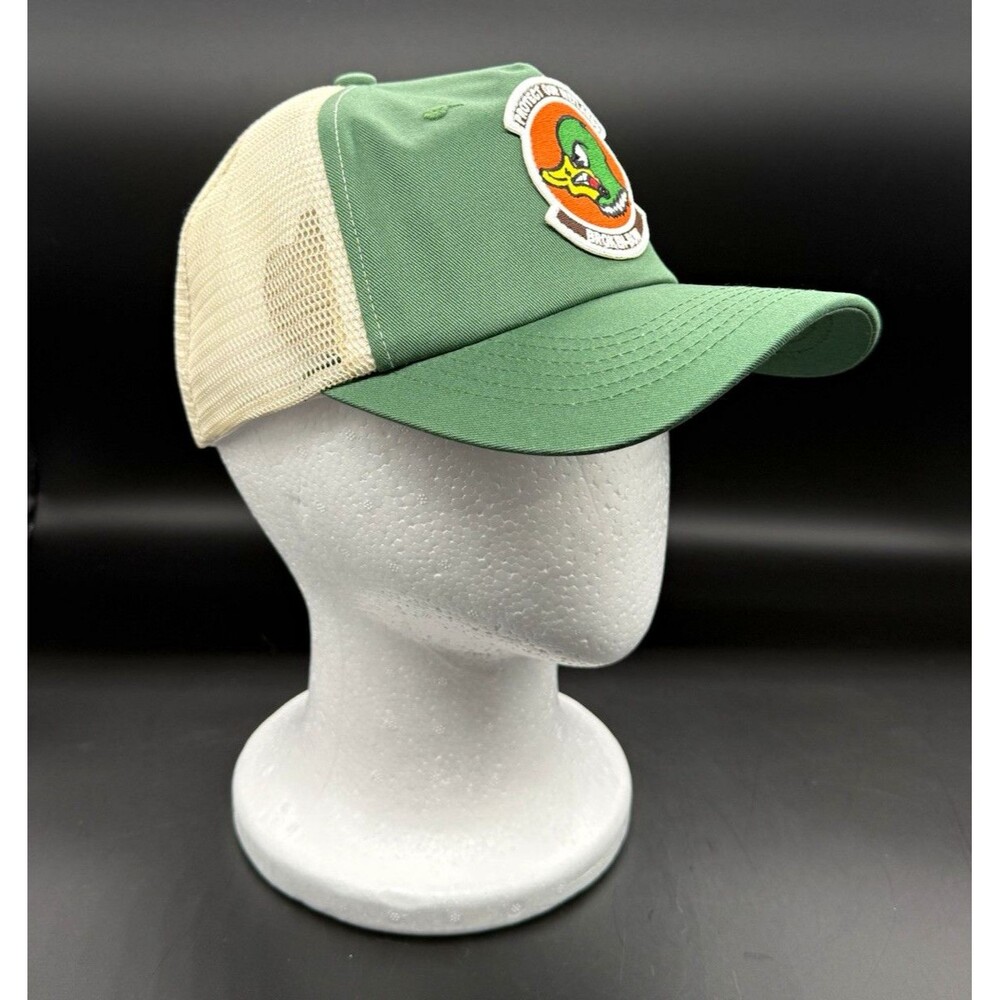 Broken Bow Green/White Trucker Hat Mesh Back Duck Patch Adjustable One Size